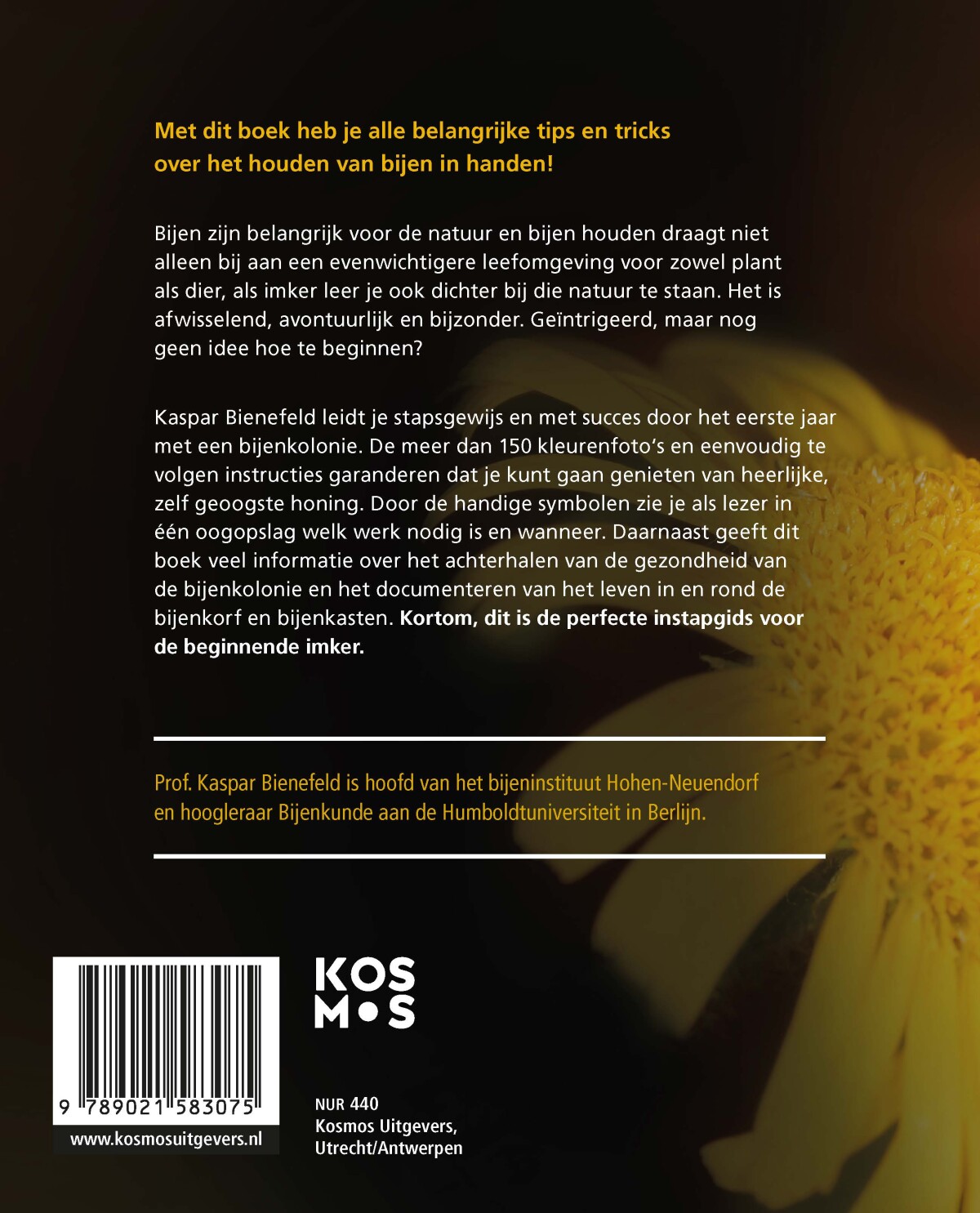 Bijen houden achterkant