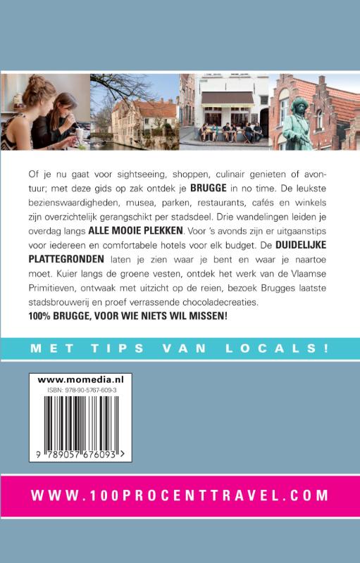 100% stedengidsen - 100% Brugge achterkant