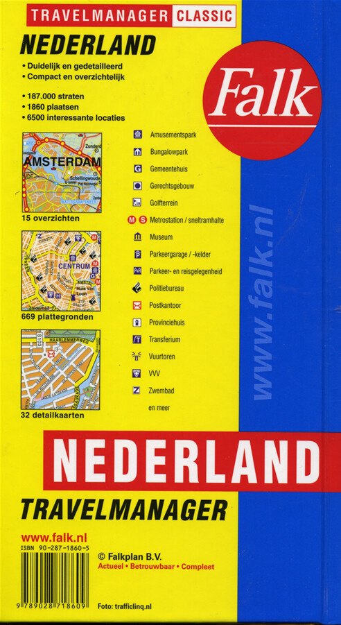 Travel Manager Classic / Falkplan achterkant