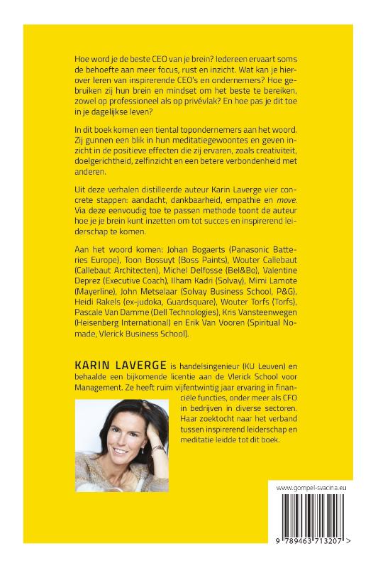 Word CEO van je brein achterkant