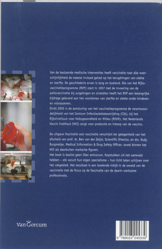 Fascinatie voor vaccinatie achterkant