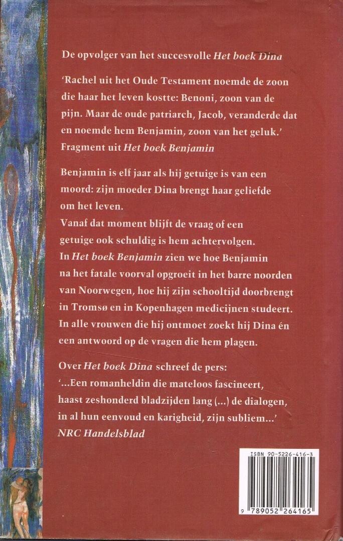 Het boek Benjamin / Dina-serie / 2 achterkant