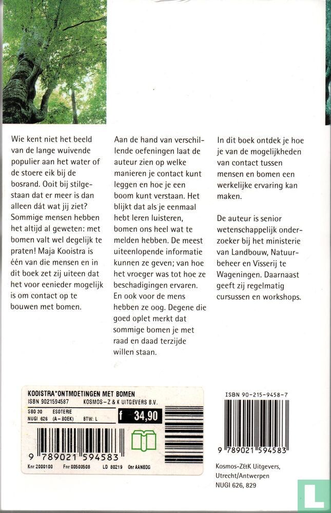 Ontmoetingen met bomen achterkant
