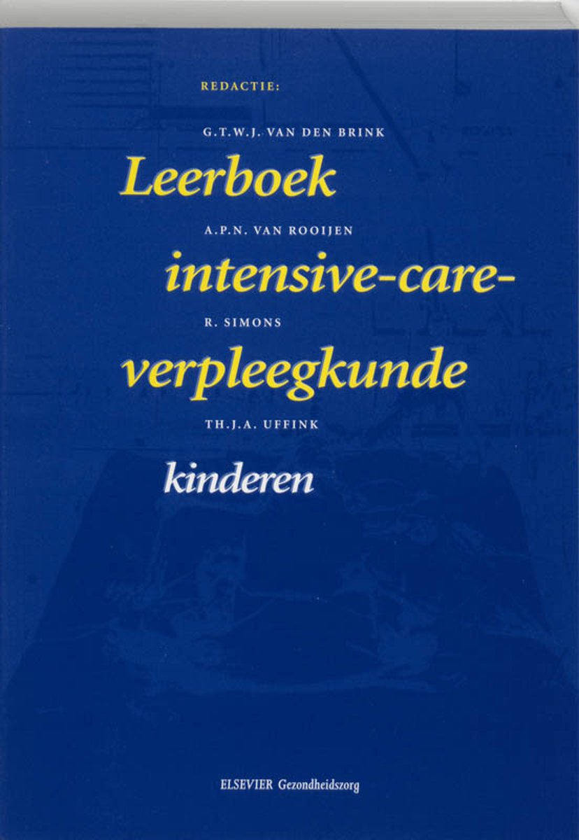 Leerboek intensive-care-verpleegkunde kinderen