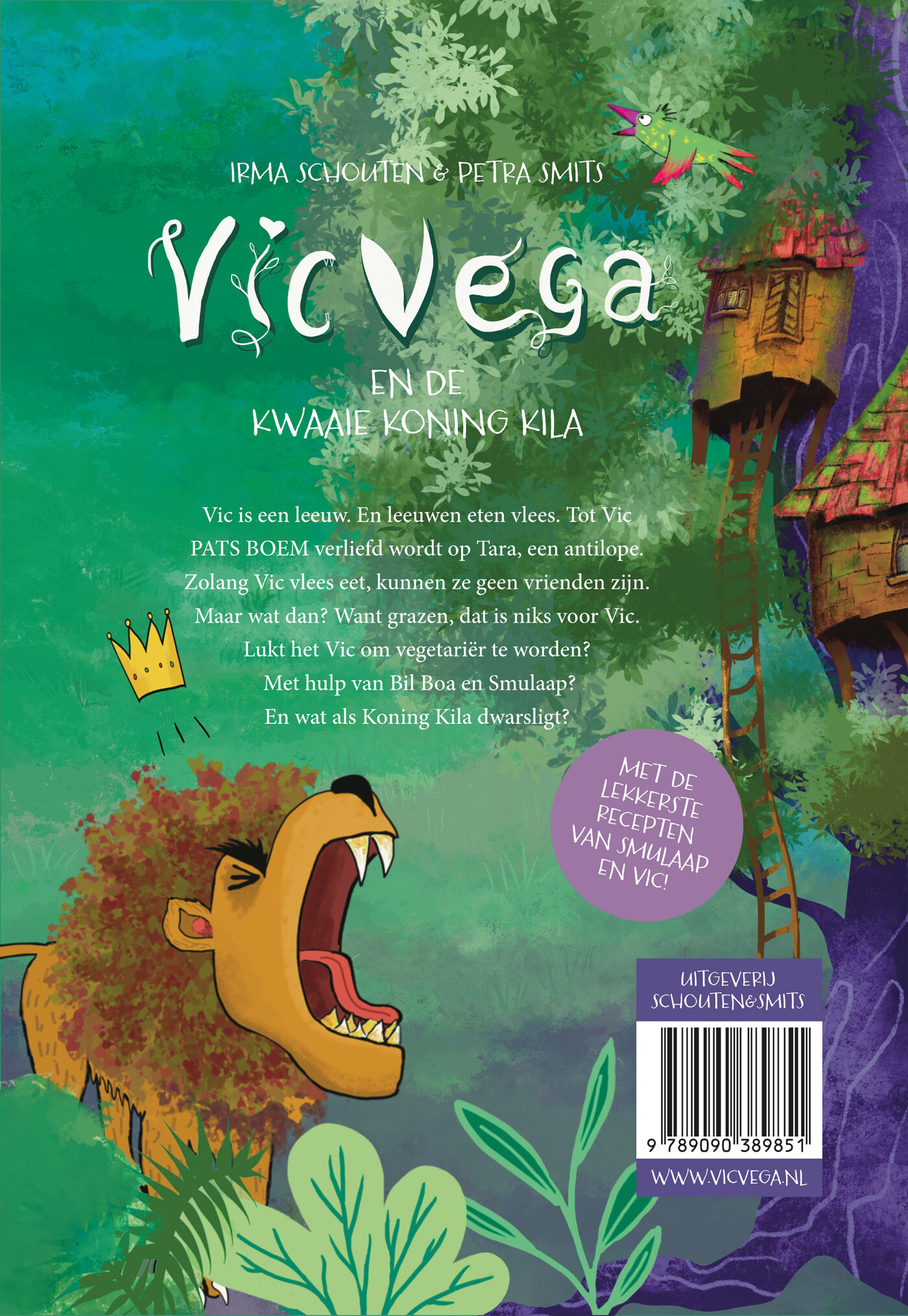 Vic Vega en de kwaaie Koning Kila achterkant