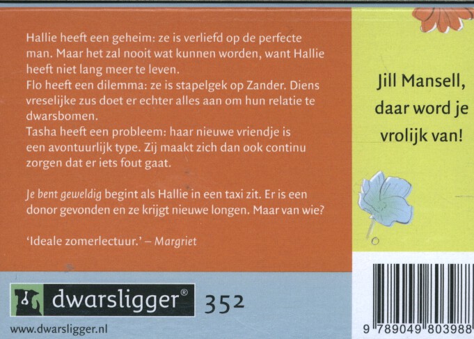 Je bent geweldig / Dwarsligger / 352 Je bent geweldig / Dwarsligger / 352 achterkant