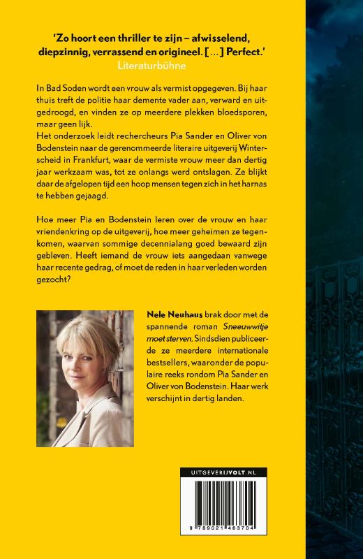 Eeuwige vriendschap / Bodenstein & Kirchoff / 10 Eeuwige vriendschap / Bodenstein & Kirchoff / 10 achterkant