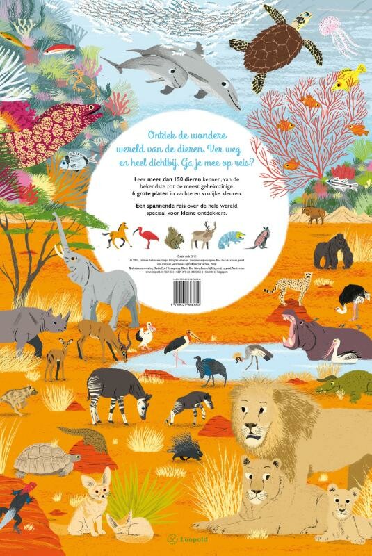 Dieren / Mijn grote reis om de wereld achterkant