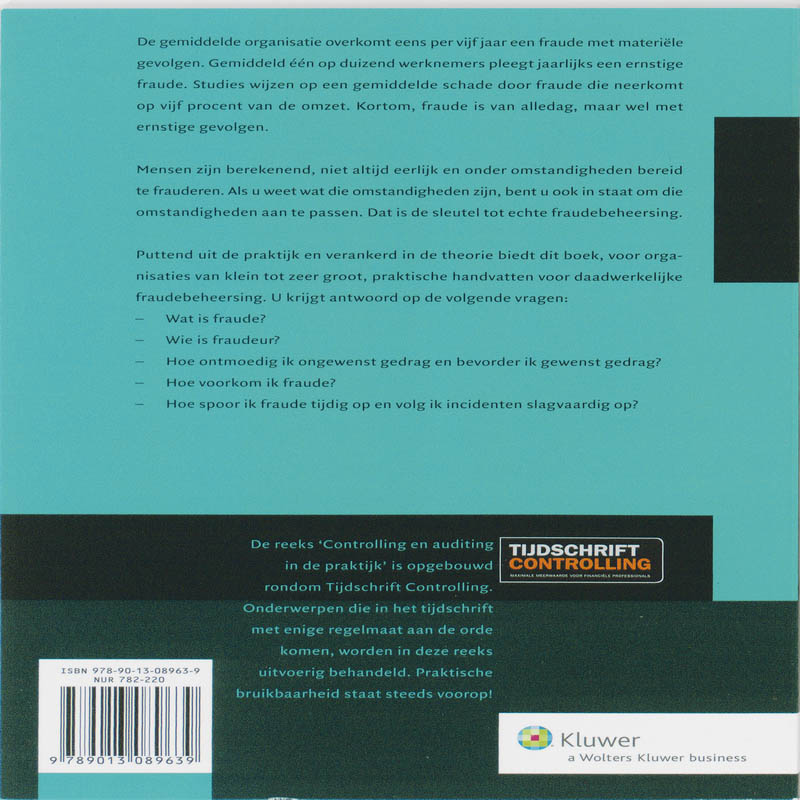 Fraudebeheersing / Controlling & auditing in de praktijk / 97 achterkant