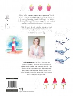 Brushpen love achterkant