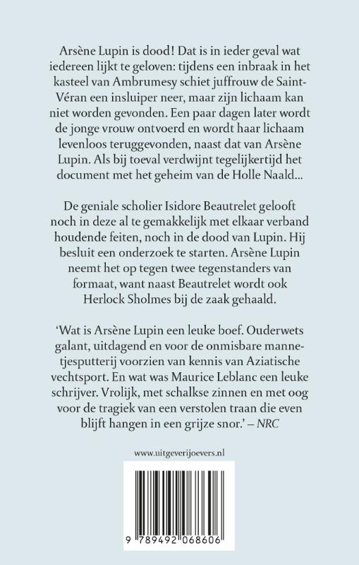 De Holle Naald / Arsène Lupin / 3 De Holle Naald / Arsène Lupin / 3 achterkant