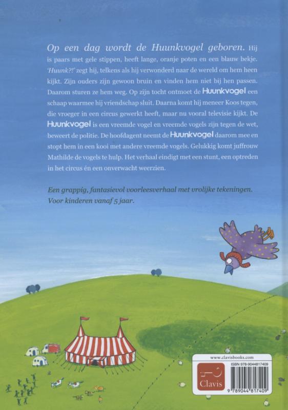De Huunkvogel  -   De avonturen van de Huunkvogel achterkant