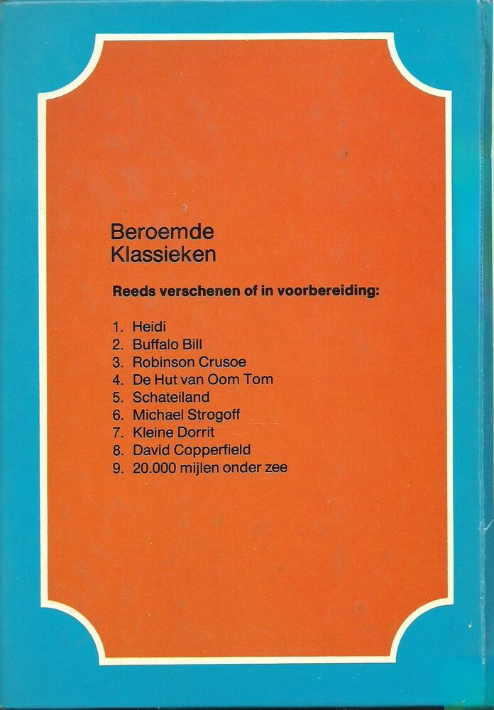 Robinson Crusoe / Beroemde klassieken / 3 achterkant