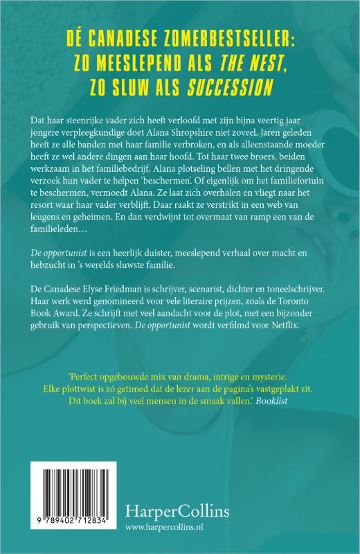 De opportunist De opportunist achterkant