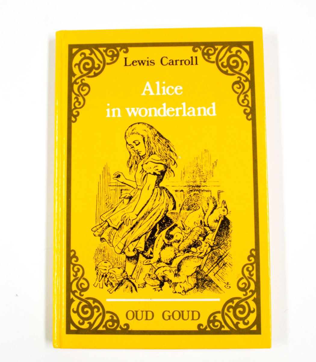 Alice in wonderland oud goud