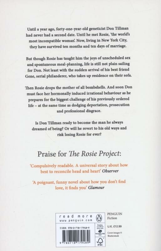 The Rosie Effect / The Rosie Project / 1 achterkant