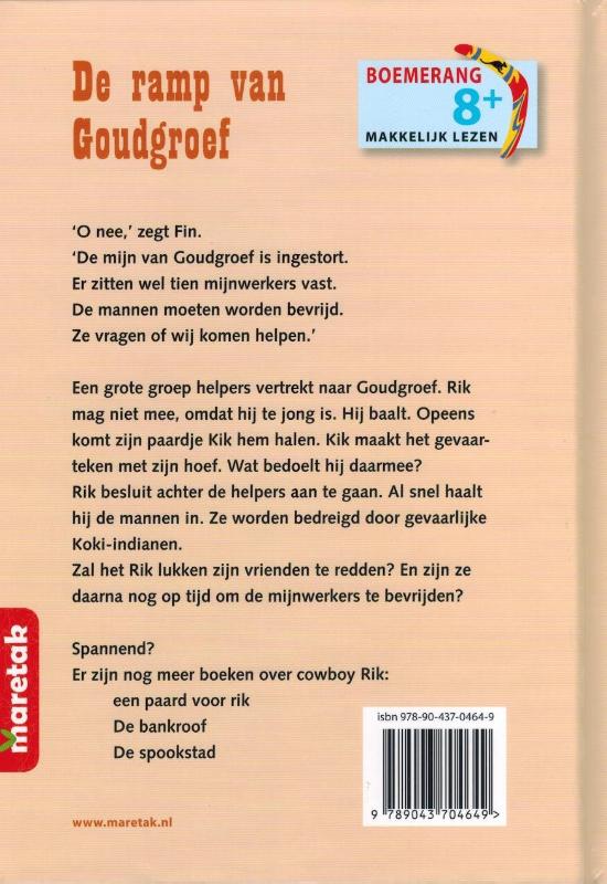 Boemerang  -   De ramp van Goudgroef achterkant