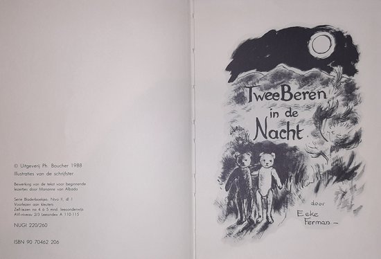 Twee beren in de nacht