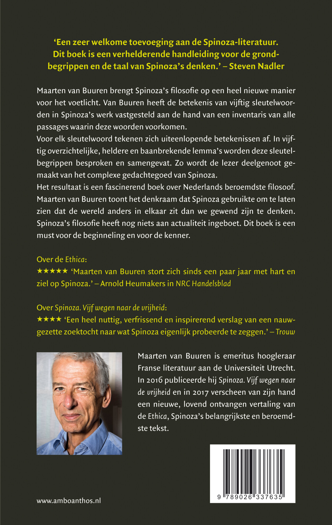 Spinoza achterkant