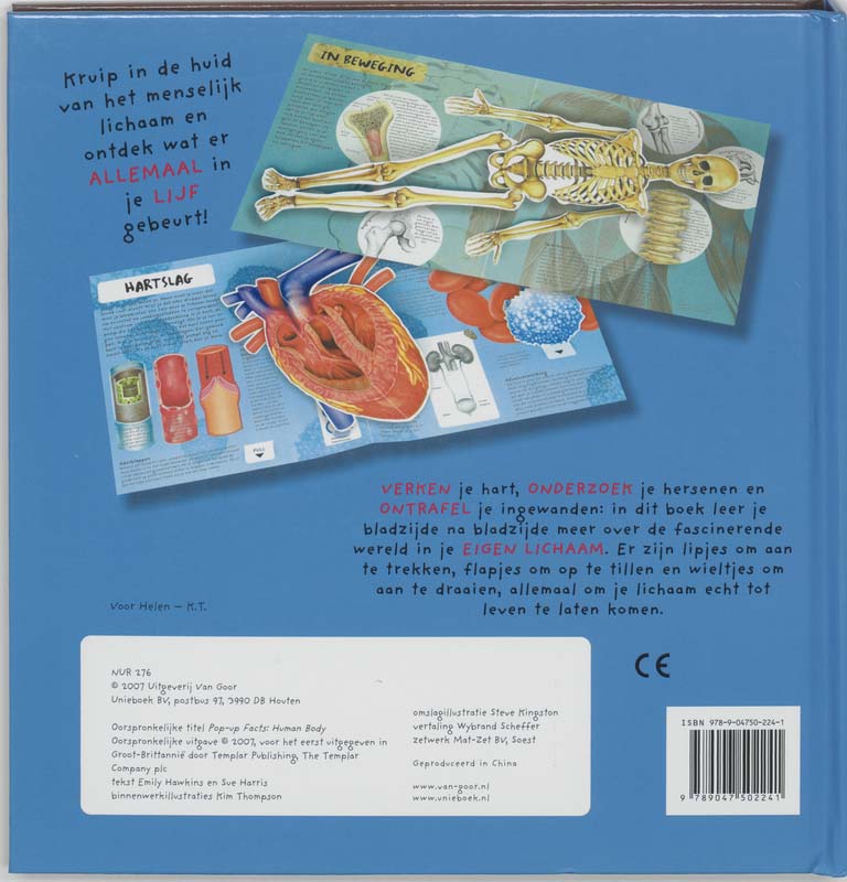 Pop-Upboek Anatomie achterkant