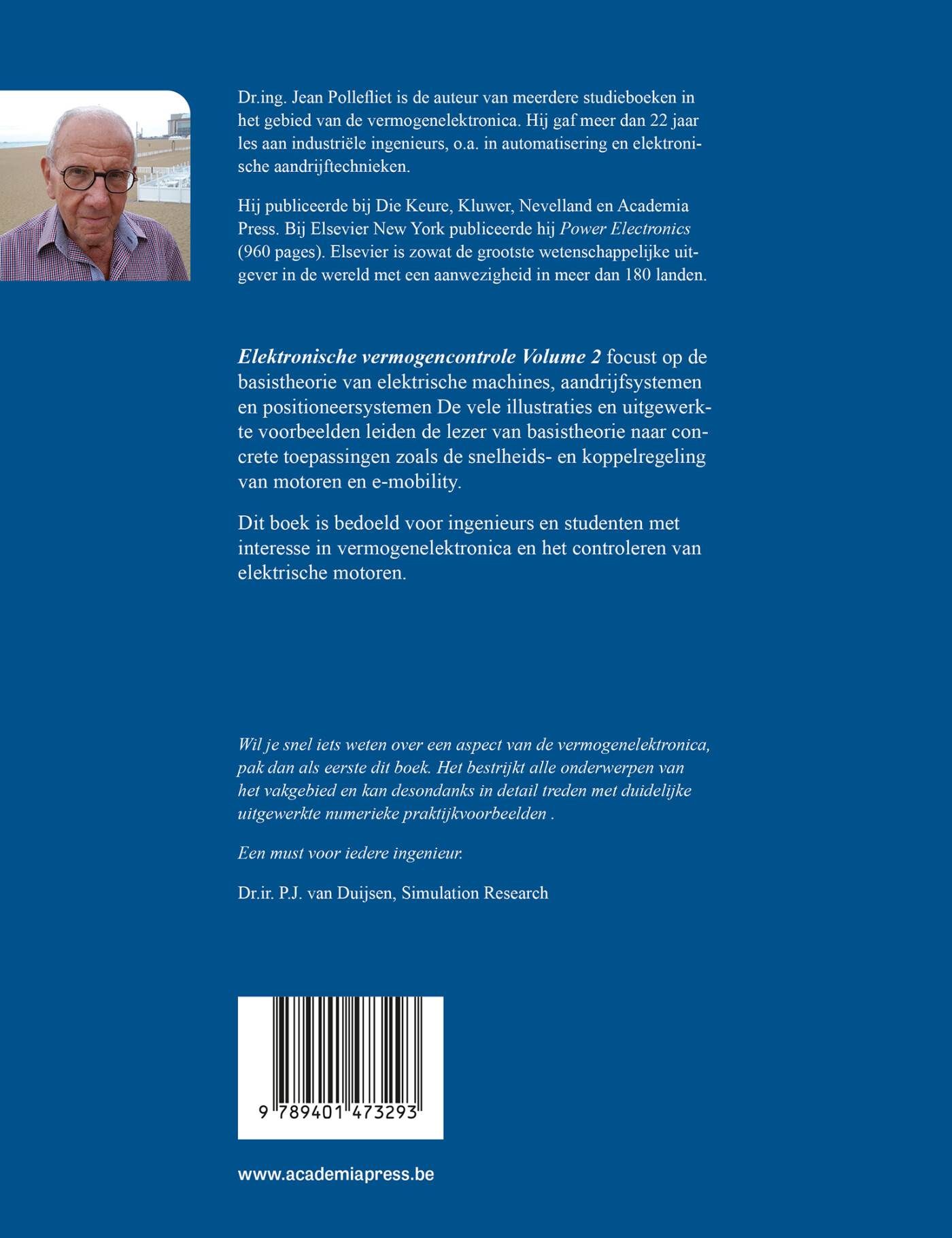 Elektronische vermogencontrole 2 achterkant