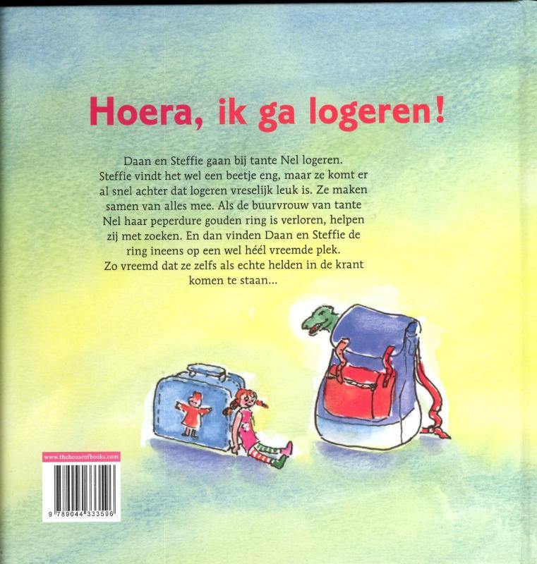Hoera, ik ga logeren! / Hoera-boeken Hoera, ik ga logeren! / Hoera-boeken achterkant