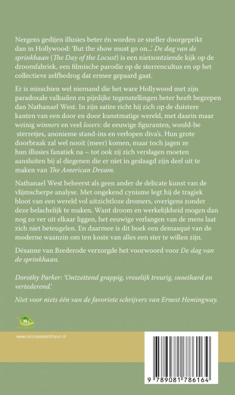 De dag van de sprinkhaan achterkant