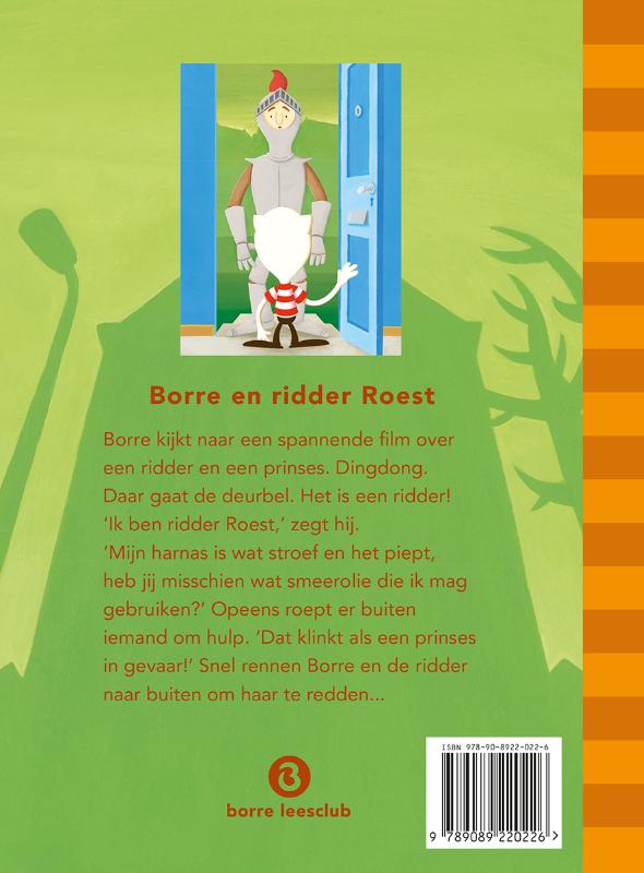 Borre en ridder Roest / De Gestreepte Boekjes achterkant