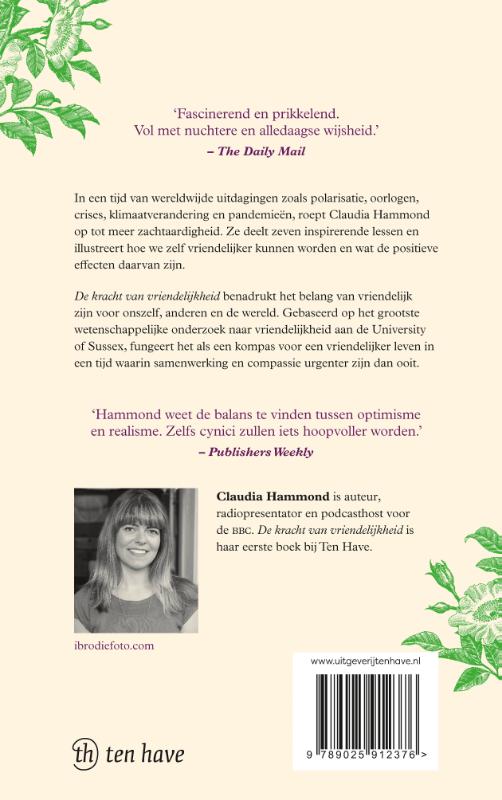 De kracht van vriendelijkheid achterkant