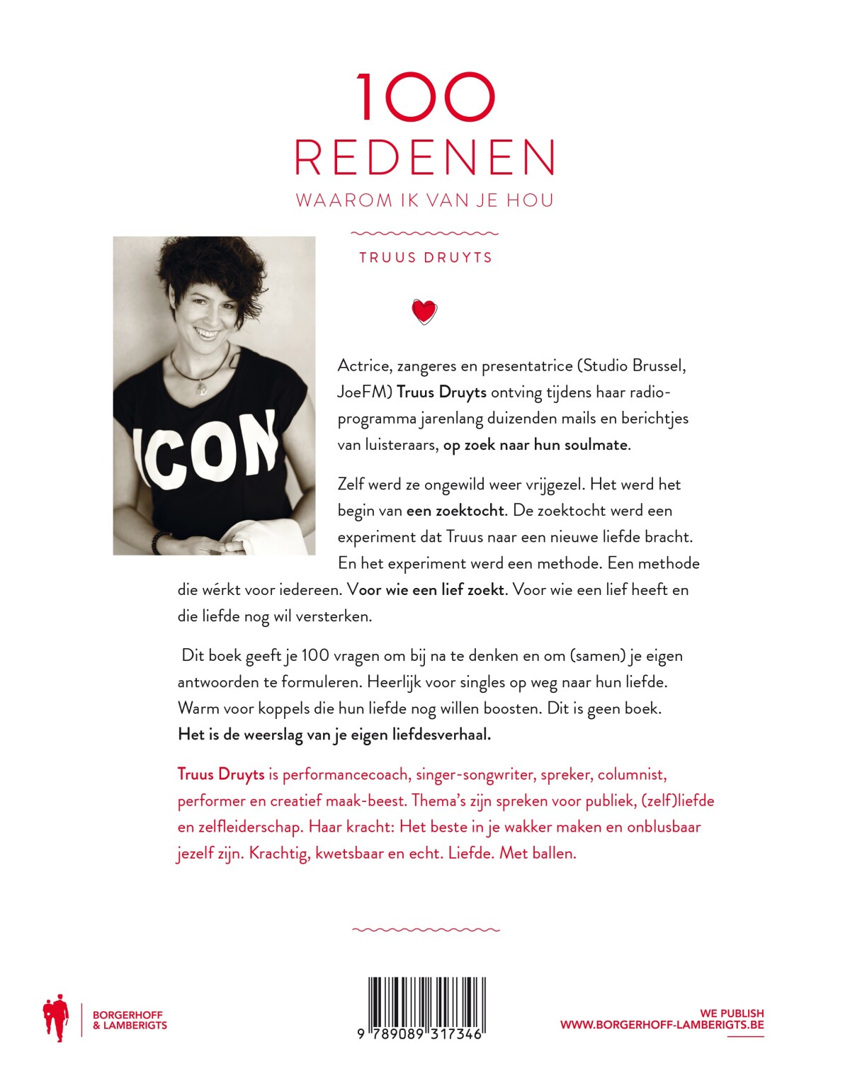 100 redenen waarom ik van je hou achterkant