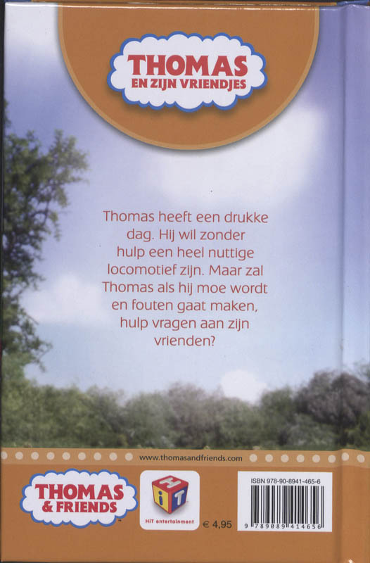 Thomas' Drukke Dag achterkant