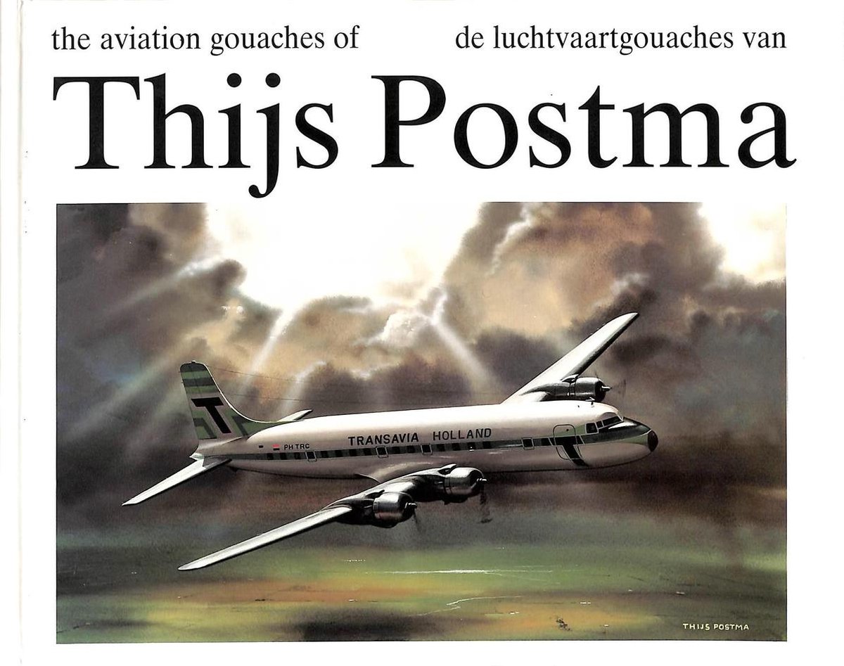 Luchtvaartgouaches van thijs postma