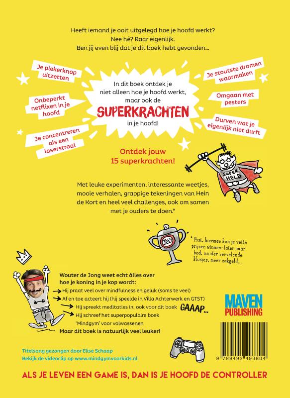 Superkrachten voor je hoofd: MINDGYM voor Kids achterkant