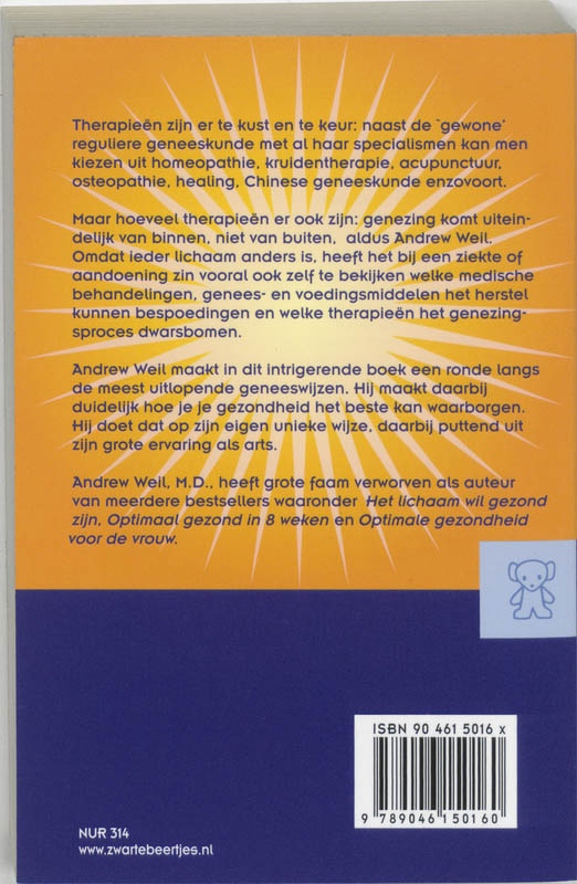 Genezing Komt Van Binnenuit achterkant