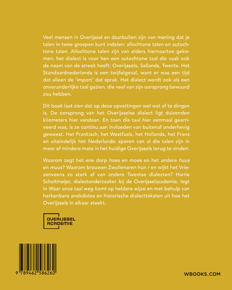 Waar onze taal wegkomt achterkant