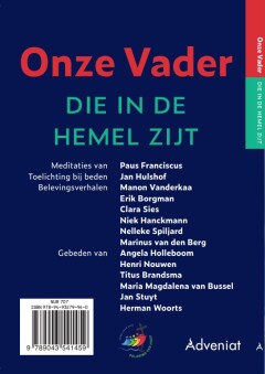 Onze Vader die in de hemel zijt achterkant