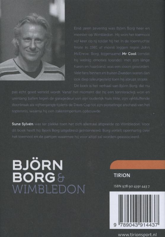 Björn Borg en Wimbledon achterkant