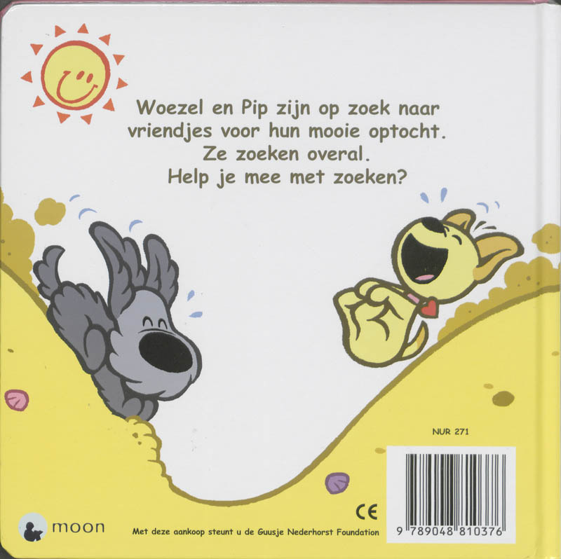 Hallo, is daar iemand? / Woezel & Pip achterkant