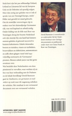Oostboeren, zeegermannen en turfstekers achterkant