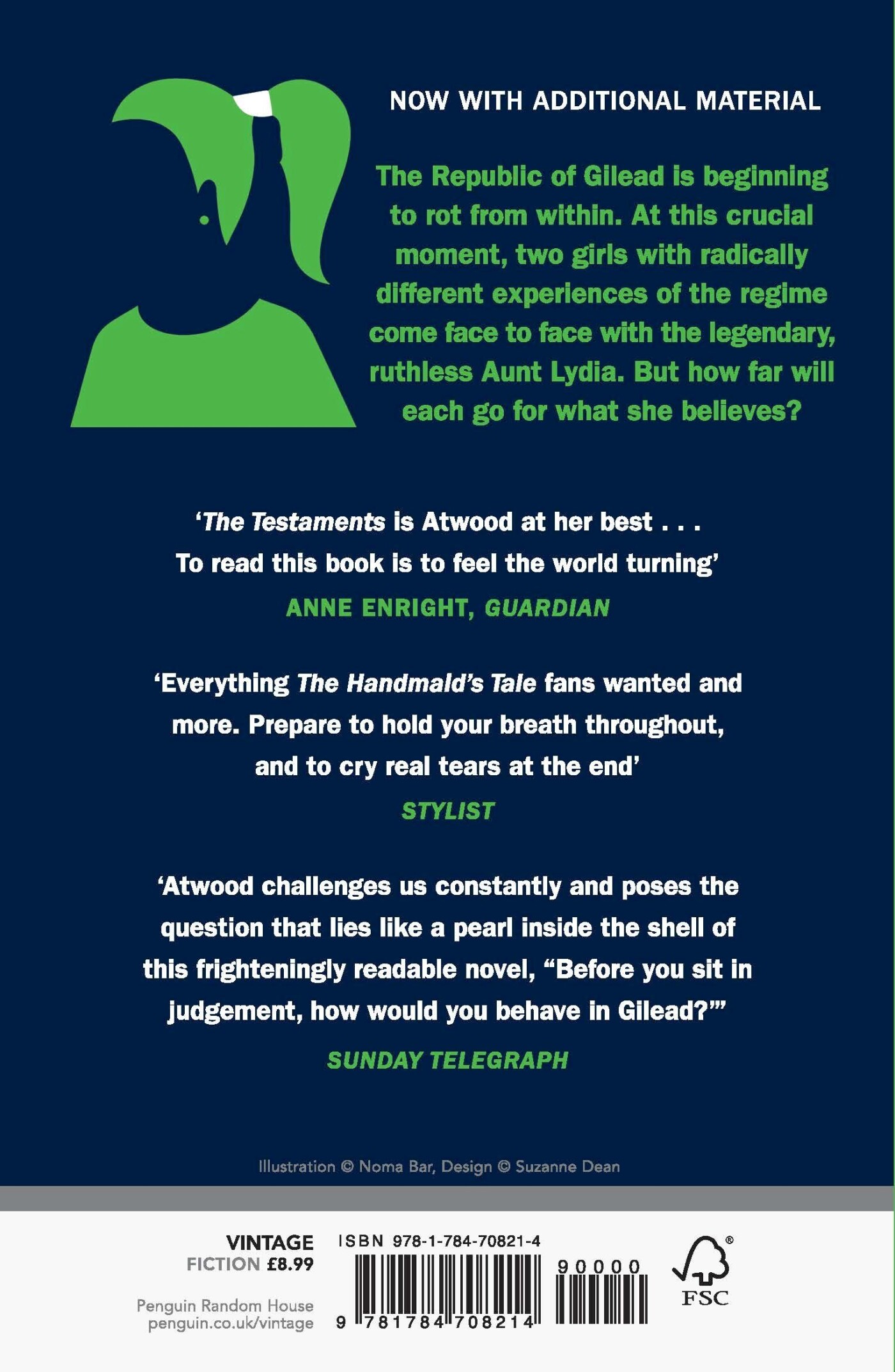 The testaments / The handmaid's tale / 2 achterkant