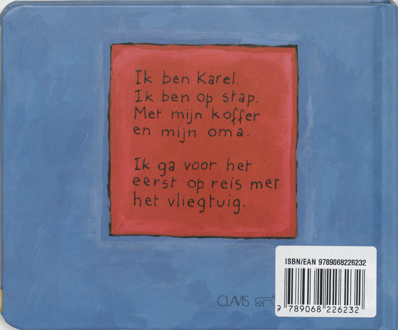 Karel In Het Vliegtuig achterkant