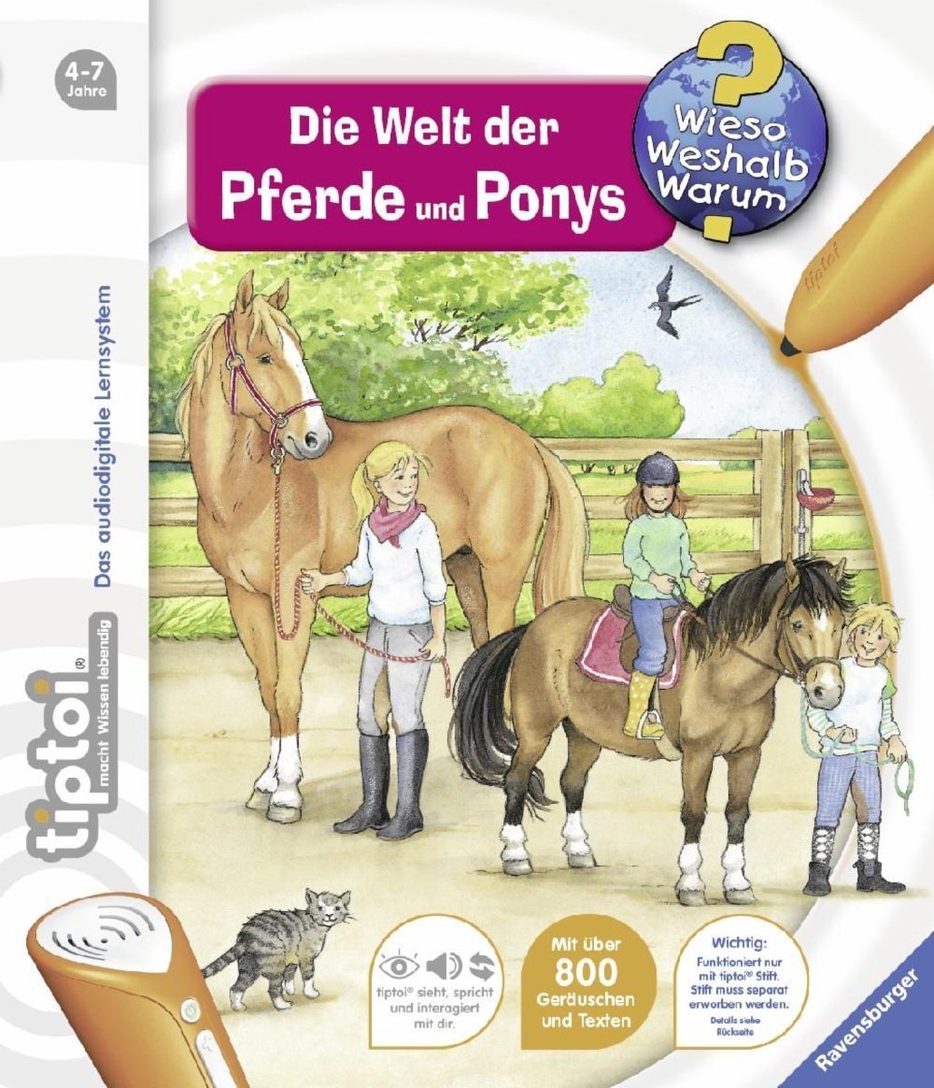 tiptoi® Die Welt der Pferde und Ponys - Duitstalig - Ravensburger - Leersysteem