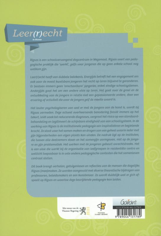 Leer(r)echt in Rizsas achterkant
