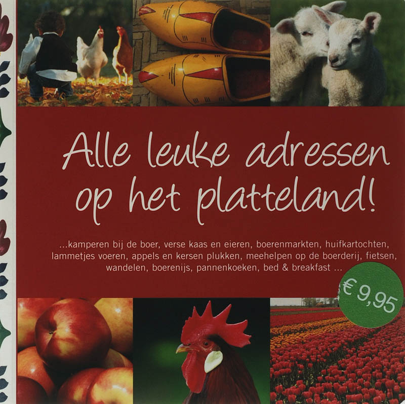 boekenbalie_9789077090435_cover Alle Leuke Adressen op het Platteland / HOBB Gidsen voor bijzondere logeeradressen