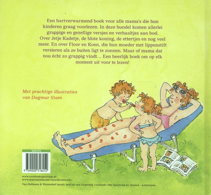 Het voorleesboek voor de allerliefste mama! achterkant