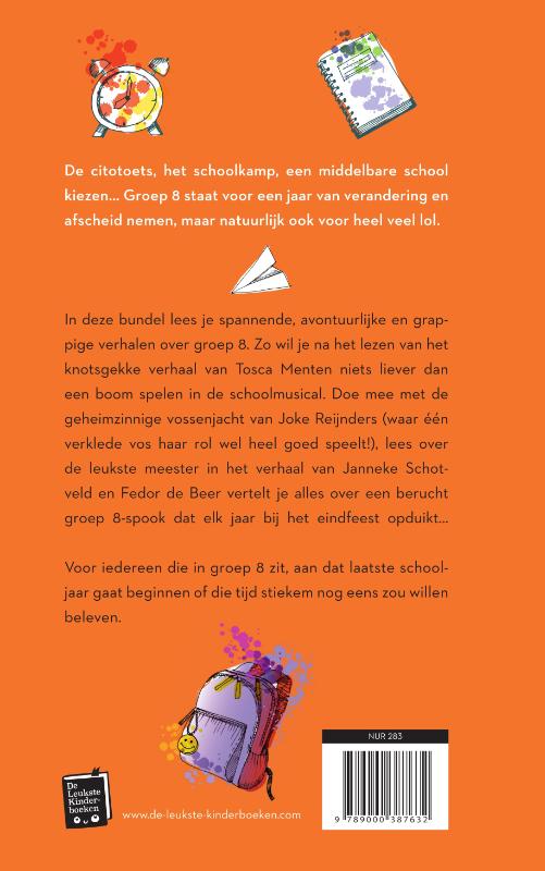 Groep 8 rocks! achterkant