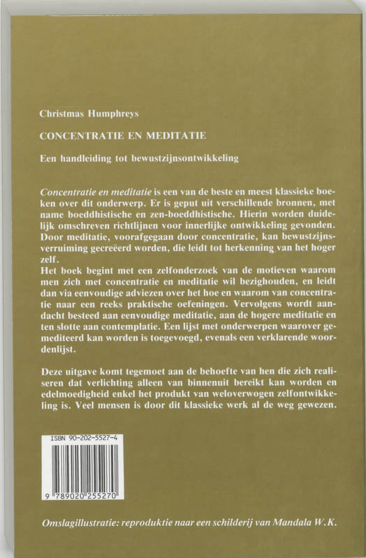 Concentratie en meditatie Concentratie en meditatie achterkant