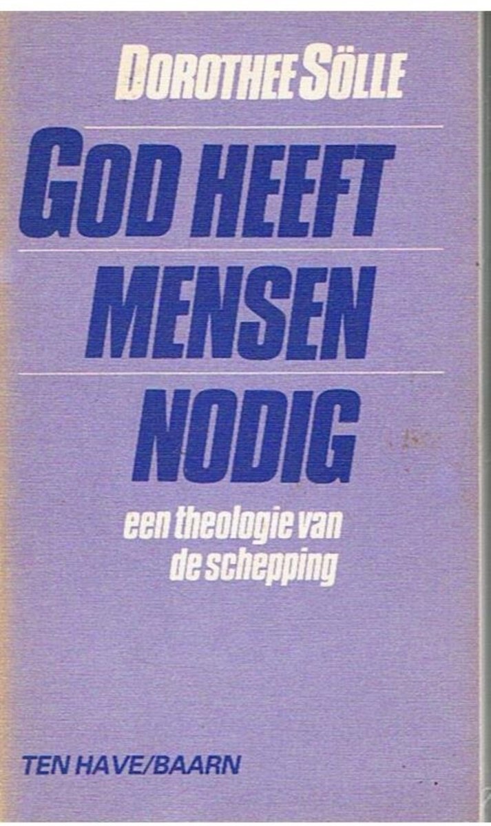 God heeft mensen nodig