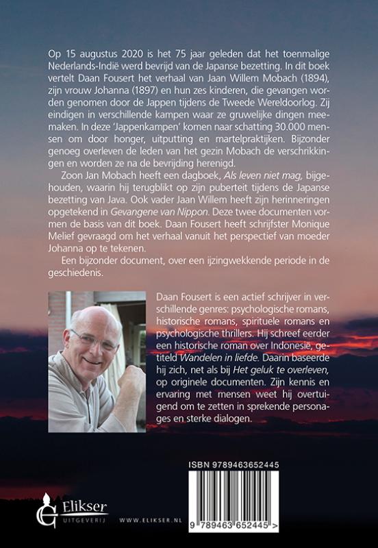 Het geluk te overleven Het geluk te overleven achterkant