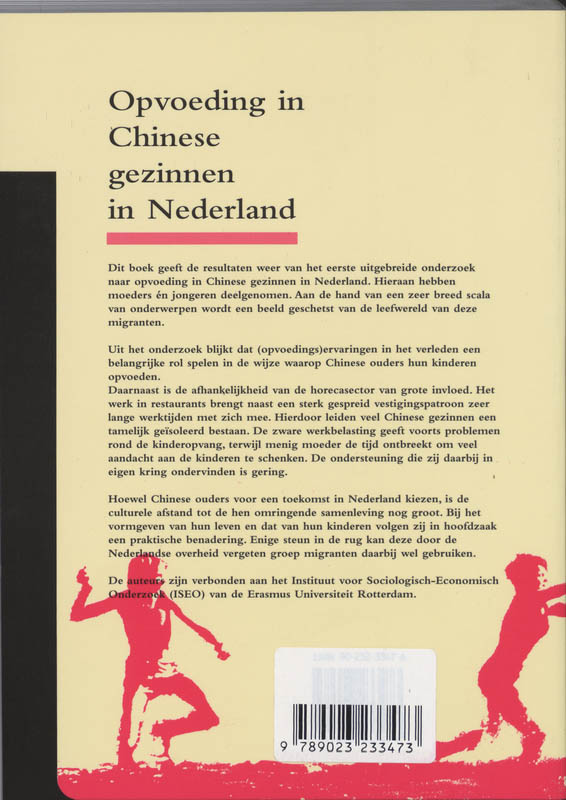 Opvoeding in Chinese gezinnen in Nederland / Opvoeding in allochtone gezinnen in Nederland achterkant